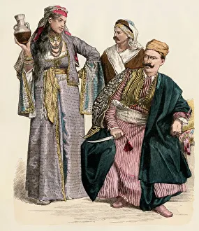 Armenia Gallery: Armenian girl and Syrian men