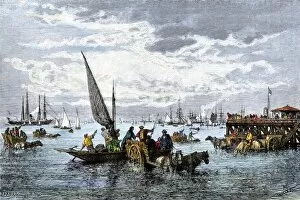 Arriving at Buenos Aires , Argentina, 1800s