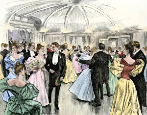 A ball in Tuxedo, New York, circa 1900 A ball in Tuxedo, New York, circa 1900