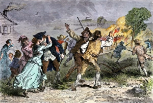 Battle of Concord joined by minutemen and redcoats, 1775 Battle of Concord joined by minutemen and redcoats, 1775