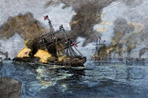 Collision Gallery: Battle of Mobile Bay, Civil War, 1864