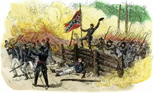 Images Dated 5th December 2011: Battle of the Wilderness, Civil War, 1864