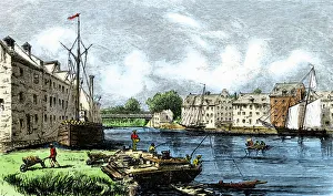 Brandywine Creek industry, Delaware, 1800s Brandywine Creek industry, Delaware, 1800s