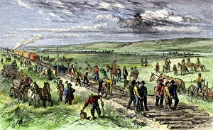 Building the transcontinental railroad Building the transcontinental railroad