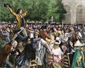 Citizens in control of the royal palace, French Revolution Citizens in control of the royal palace, French Revolution