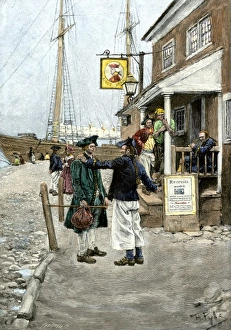 Colonial seafarers in New York, 1700s Colonial seafarers in New York, 1700s