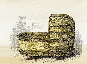 Cradle of Pilgrim child born on the Mayflower Cradle of Pilgrim child born on the Mayflower