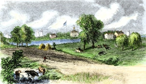 Farm near Tinicum, Delaware, 1800s Farm near Tinicum, Delaware, 1800s
