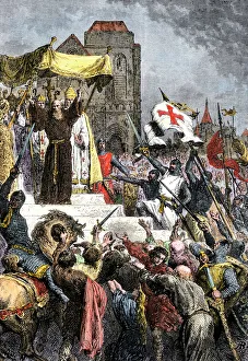 Cleric Gallery: First Crusade begun by Peter the Hermit, 1095