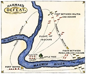Harmars defeat at Fort Wayne, Indiana, 1791 Harmars defeat at Fort Wayne, Indiana, 1791