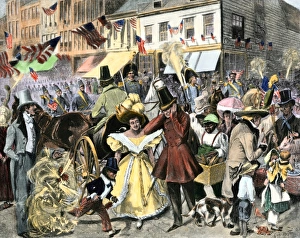 Independence Day festivities in New York City, 1834 Independence Day festivities in New York City, 1834
