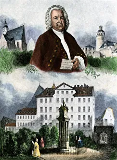 Johann Sebastian Bach, with scenes from his life Johann Sebastian Bach, with scenes from his life