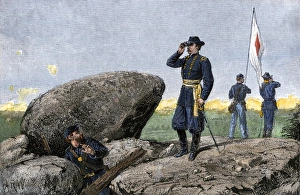 Little Round Top signal station, Battle of Gettysburg Little Round Top signal station, Battle of Gettysburg