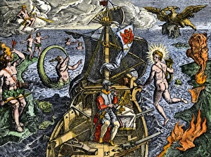 Magellan sails around South America to circumnavigate the earth Magellan sails around South America to circumnavigate the earth
