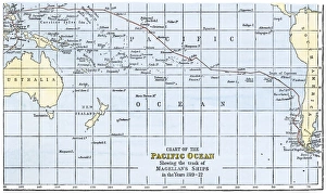 Magellans route across the Pacific Magellans route across the Pacific