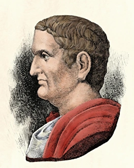 <b class=qtipBold><figcaption>Marc Antony</figcaption></b><br>Roman general and statesman Marc Antony. Digitally colored woodcut reproduction of an illustration<br><em>© North Wind Picture Archives</em> Marc Antony