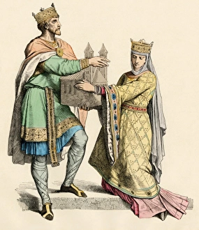 Medieval king and queen of France Medieval king and queen of France