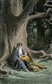 Merlin and Vivian in Arthurian legend Merlin and Vivian in Arthurian legend