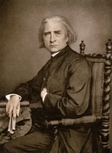 Print of Franz Liszt in Photogravure Format