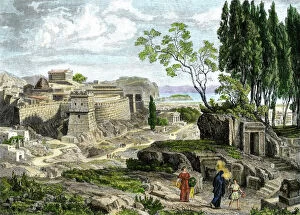 Mycenae in ancient Greece, circa 1400 BC