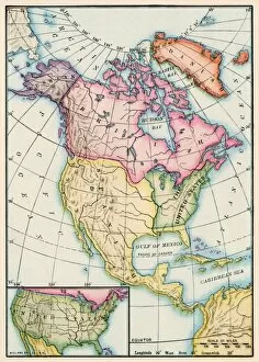 Exploration Collection: North American territories in 1783