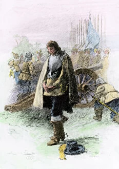 Oliver Cromwell at Edgehill, Englis h Civil War