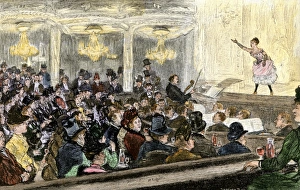 Paris cafe entertainment, late 19th century Paris cafe entertainment, late 19th century