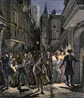 Paris streets under mob rule during the French Revolution Paris streets under mob rule during the French Revolution