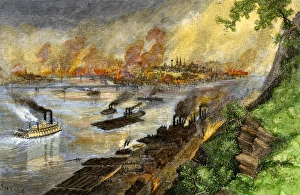 Pittsburgh from the Ohio River, 1880s Pittsburgh from the Ohio River, 1880s