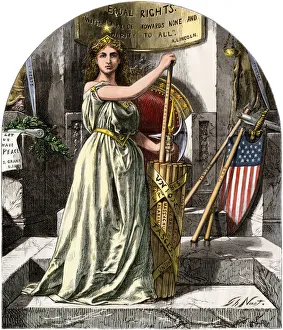 Reconstruction upholding equal rights, 1868 Reconstruction upholding equal rights, 1868