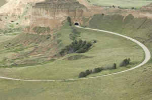 Road ascending Scotts Bluff, Nebraska Road ascending Scotts Bluff, Nebraska