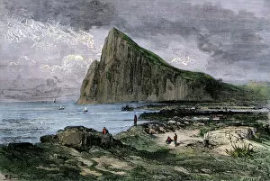 Images Dated 7th December 2011: Rock of Gibraltar in the British Empire