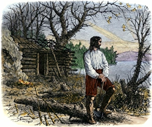 Roger Williams making a home in Rhode Island, 1636 Roger Williams making a home in Rhode Island, 1636