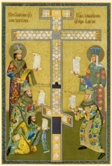 Russian Orthodox clergy and royal family, 1600s Russian Orthodox clergy and royal family, 1600s