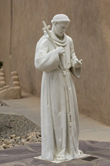 <b class=qtipBold><figcaption>Saint Francis of Assisi statue</figcaption></b><br>Saint Francis statue, St Francis of Assisi churchyard, Ranchos de Taos, New Mexico. Digital photograph<br><em>© Nancy Carter/North Wind Picture Archives</em> Saint Francis of Assisi statue