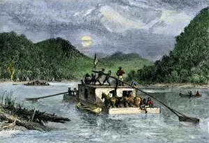 Northwest Territory Gallery: Settlers on the Ohio River