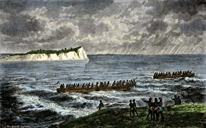 Sir Richard Burton exploring Lake Tanganika, 1858 Sir Richard Burton exploring Lake Tanganika, 1858
