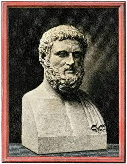 <b class=qtipBold><figcaption>Solon of Athens</figcaption></b><br>Bust of Athenian statesman Solon. Hand-colored halftone reproductio of an engraving<br><em>© North Wind Picture Archives</em> Solon of Athens