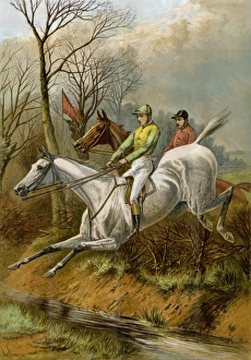 Steeplechase riders in Britain, 1880s Steeplechase riders in Britain, 1880s
