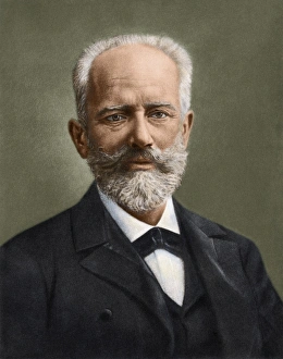 <b class=qtipBold><figcaption>Tchaikovsky</figcaption></b><br>Russian composer Pyotr Ilich Tchaikovsky. Digitally colored photogravure reproduction of a photograph<br><em>© Maryann Groves/North Wind Picture Archives</em> Tchaikovsky