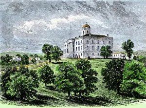 Texas state capitol before 1881, Austin Texas state capitol before 1881, Austin