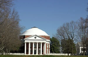 Images Dated 19th February 2002: Thomas Jeffersons Rotunda at the University of Virginia