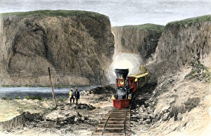 Transcontinental railroad in Nevada, 1869 Transcontinental railroad in Nevada, 1869