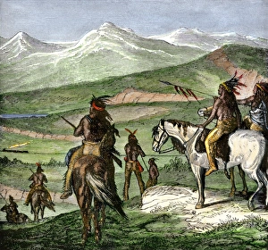 Transcontinental railroad observed by Native Americans Transcontinental railroad observed by Native Americans