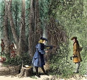 Tuscaroras capturing colonial surveyors in the Carolinas Tuscaroras capturing colonial surveyors in the Carolinas