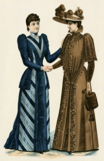 Womens dress styles, 1890s Womens dress styles, 1890s