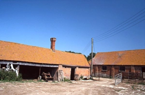 Clapham Gallery: Barns at Clapham Farm, Clapham, West Sussex