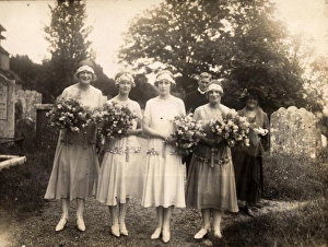 Lancing Gallery: Bridesmaids at Wedding, 1925