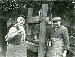 Images Dated 15th November 2012: Cider press at Hillgrove, Sussex