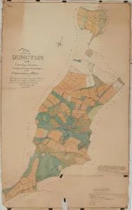 Duncton tithe map, 1837 Duncton tithe map, 1837